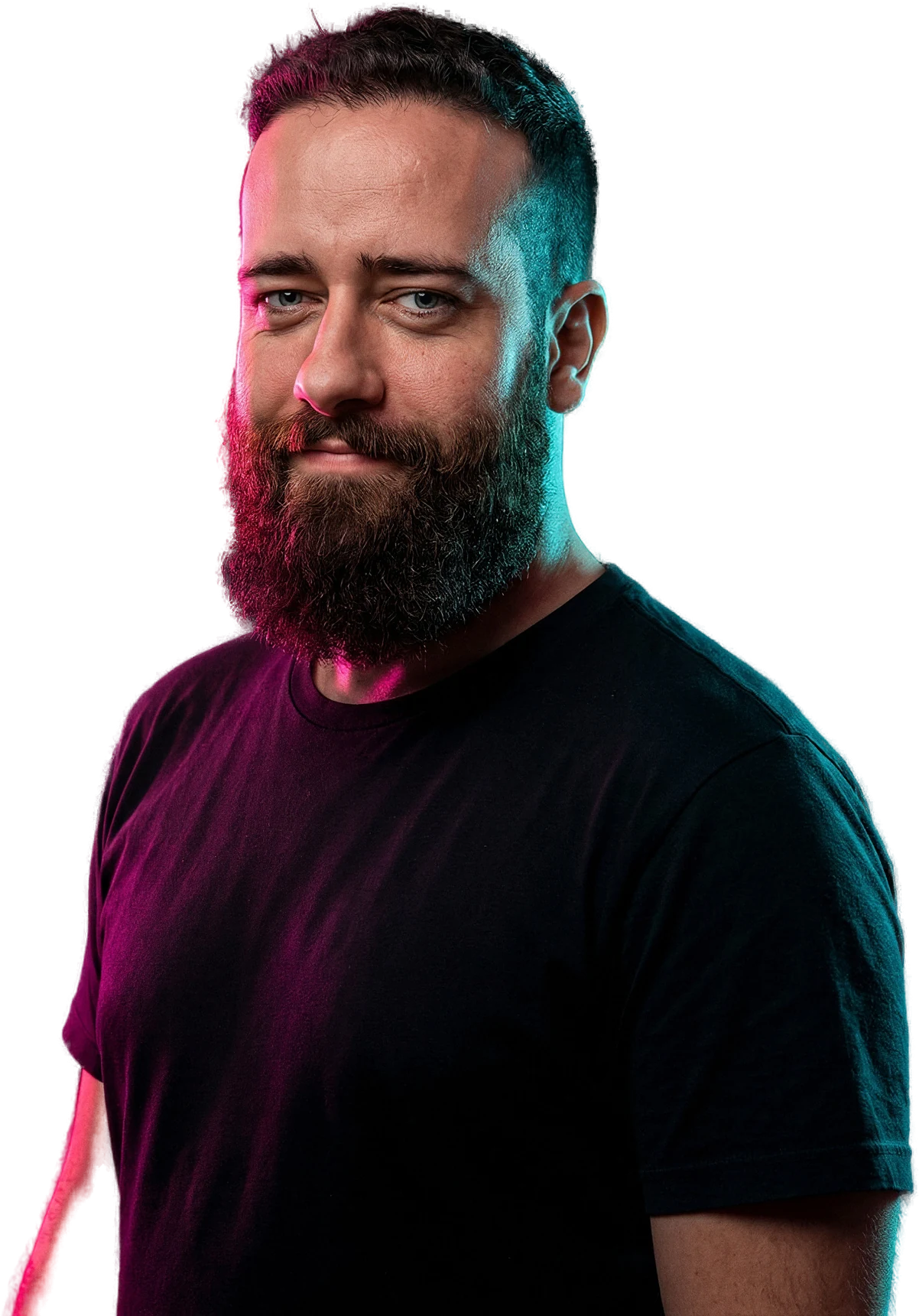 Victor Guimarães, o Olkabone, retrato de estúdio